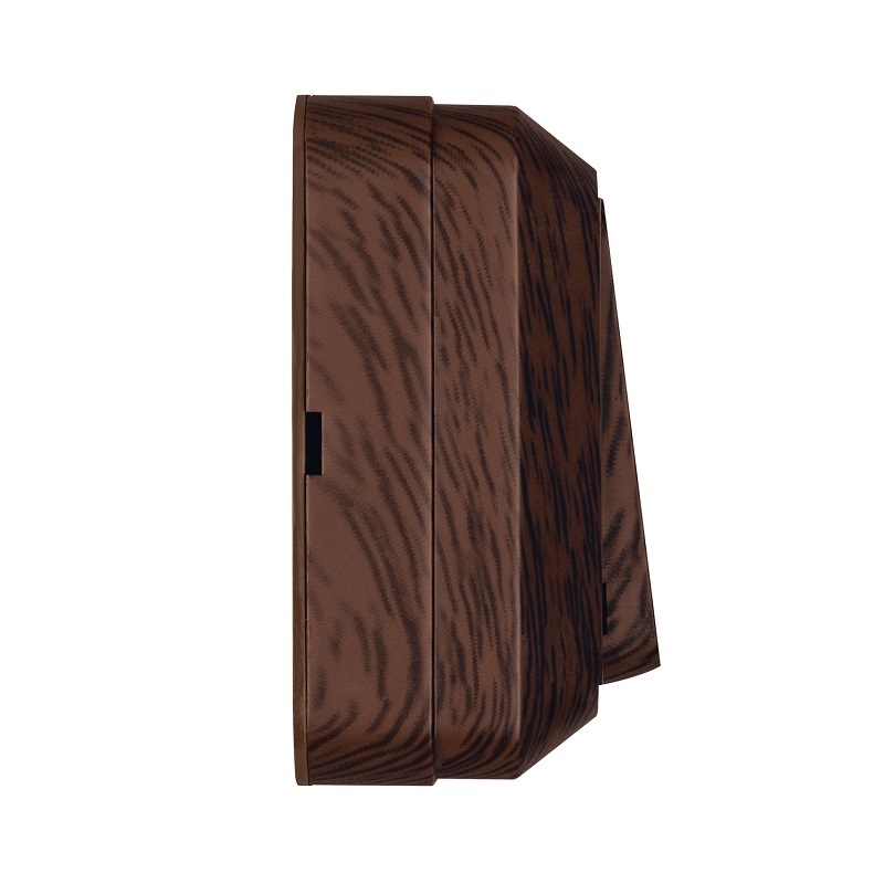 Выключатель о/у Ладога SQ1801-0028, 2 клавиши, б/инд, темное дерево