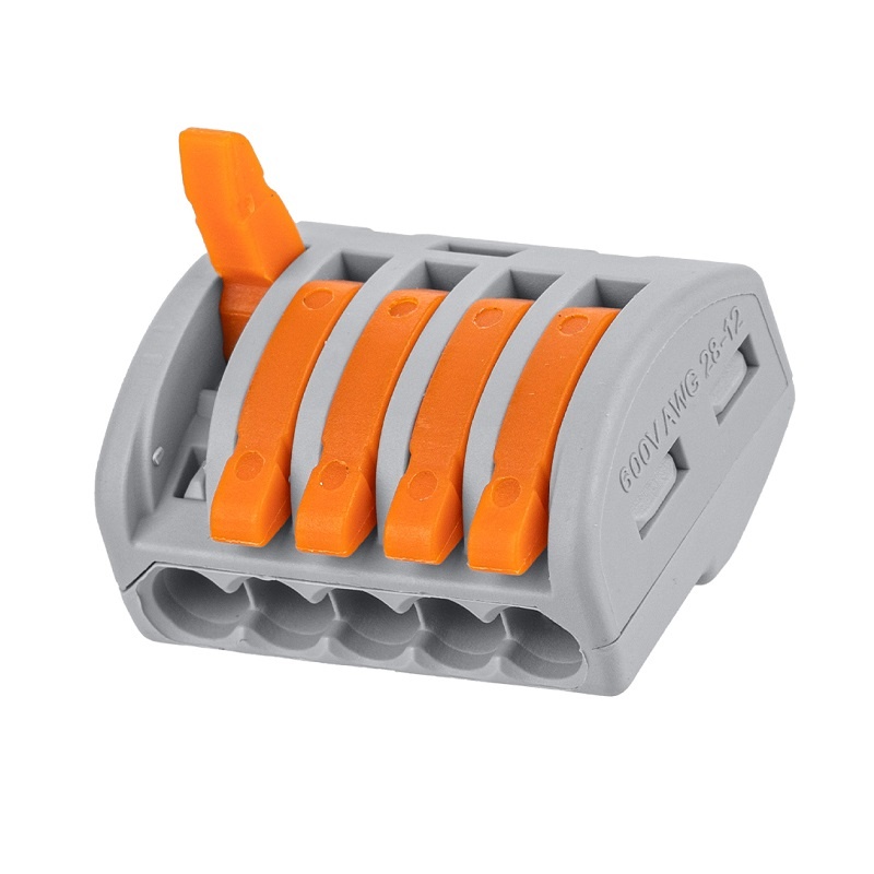 Клемма с рычажком 415 без пасты, 5 проводов 0,1-2,5 мм2 (85 шт.)