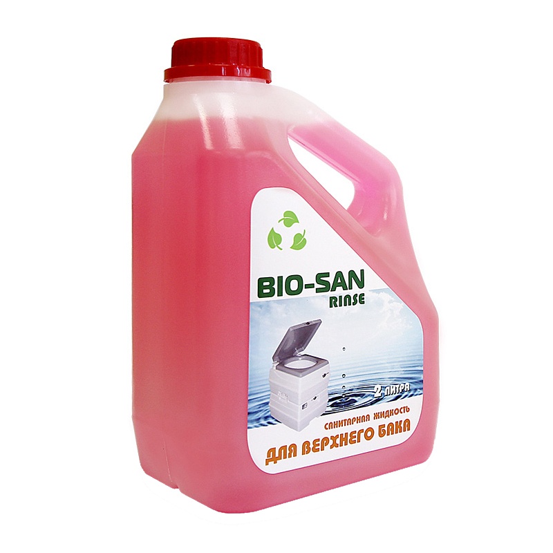 Жидкость-шампунь Bio-San, для верхнего бака биотуалета, 2 л
