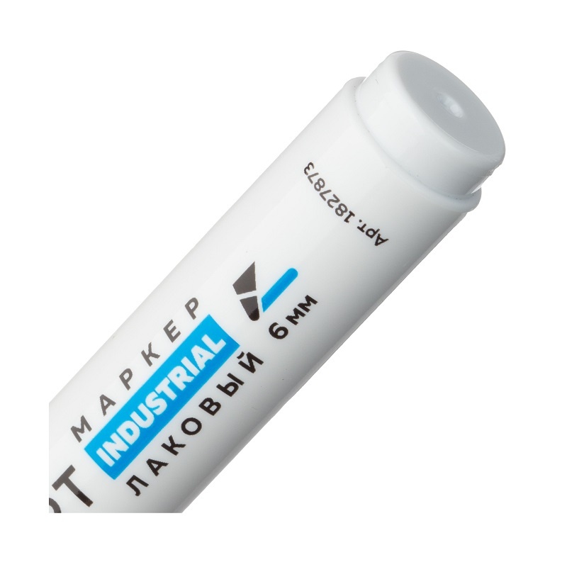 Маркер лаковый Topfort Industrial черный 6 мм