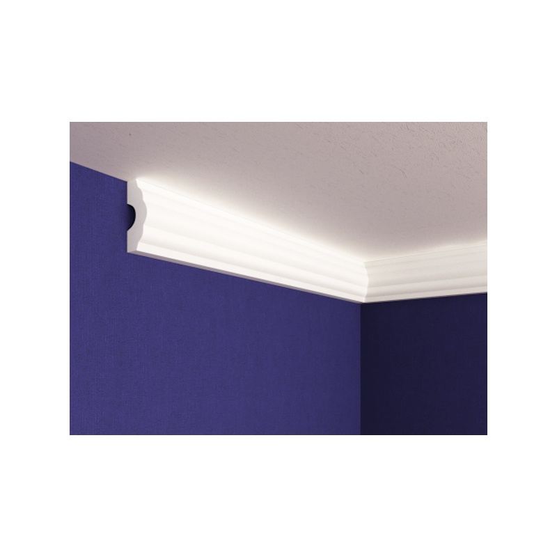 Плинтус потолочный Solid С19/40, 38х19х2000 мм