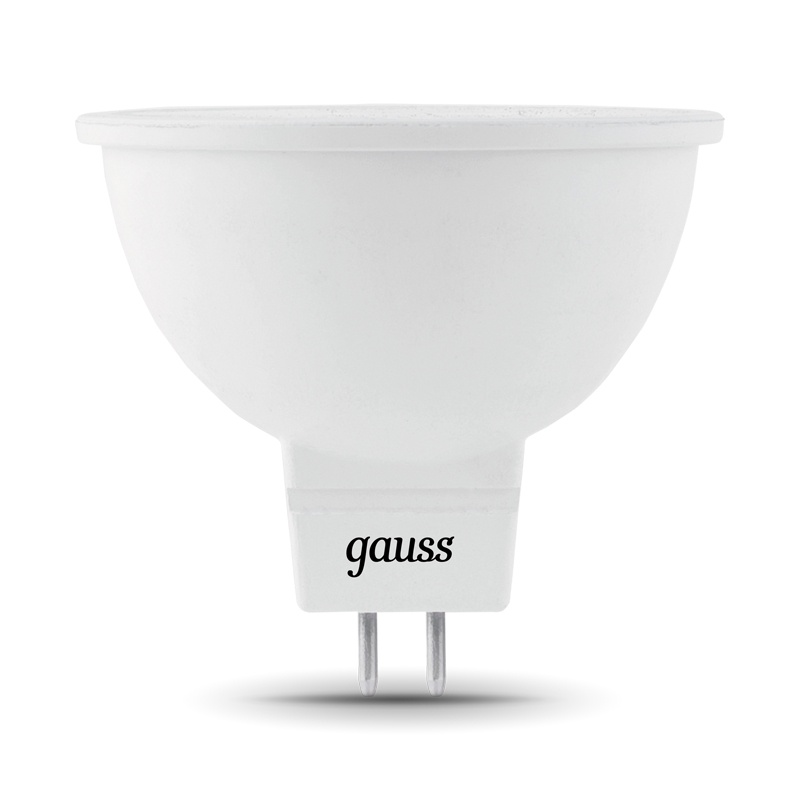 Лампа светодиодная Gauss Black LED GU5.3, 7Вт, 4100К, нейтральный свет