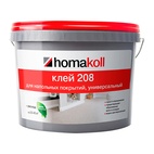 Клей для напольных покрытий Homakoll 208 в/д, универсальный (10 л)