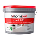 Клей для напольных покрытий Homakoll 208 в/д, универсальный (3 л)