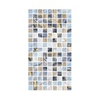 Панель ПВХ Мозаика голубая лагуна 161/1, 2700х250х7 мм