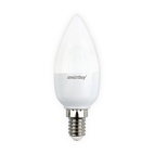 Лампа светодиодная Smartbuy LED E14, свеча, 9.5Вт, 230В, 4000К, нейтральный свет
