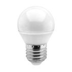 Лампа светодиодная Smartbuy LED E27, шар, 9.5Вт, 230В, 4000К, нейтральный свет
