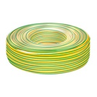 Провод ПуГВнг-LS (ПВ-3) 1х6мм2, желто-зеленый (бухта-100 п.м.) ГОСТ 31947-2012