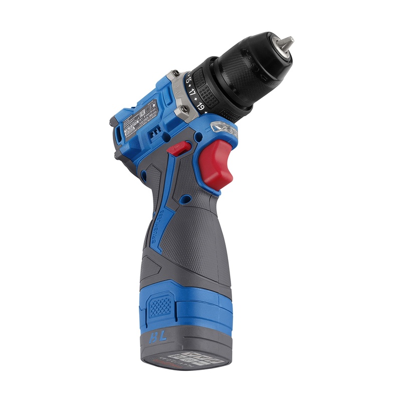 Дрель-шуруповерт Trigger 20130, бесщеточная, 14,4V, 10 мм, 35 Нм, 2 аккумулятора Li-ion (2Ач), кейс
