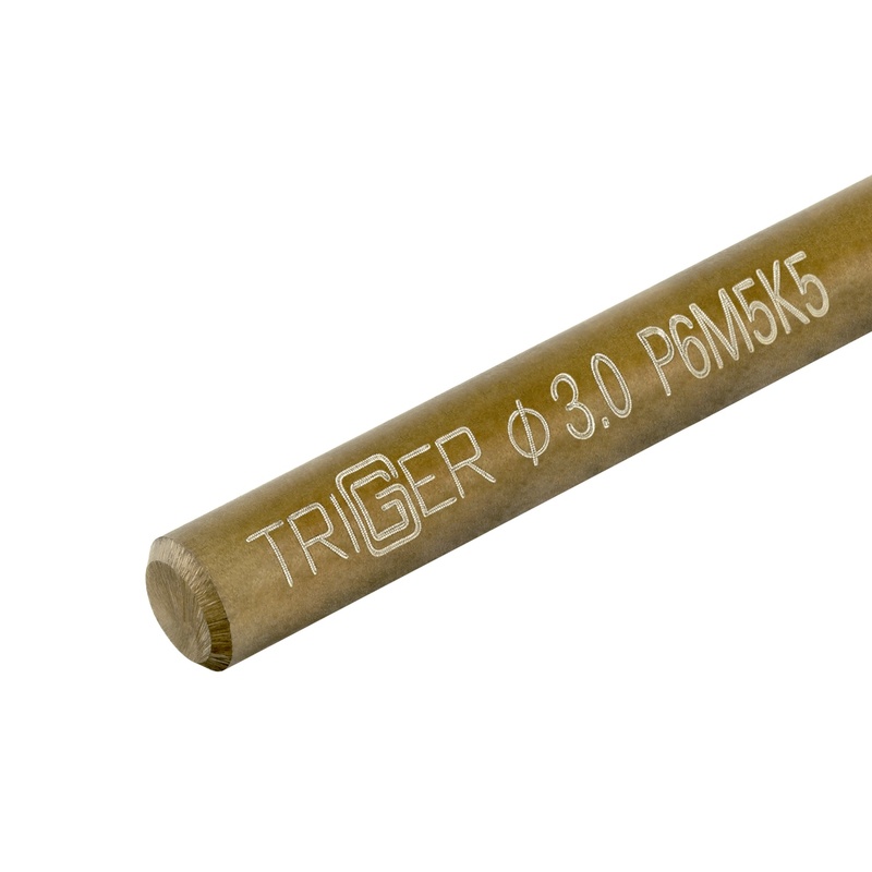 Сверло по металлу Trigger 74230 Кобальт 3,0 мм Р6М5К5 (уп. 2 шт.)