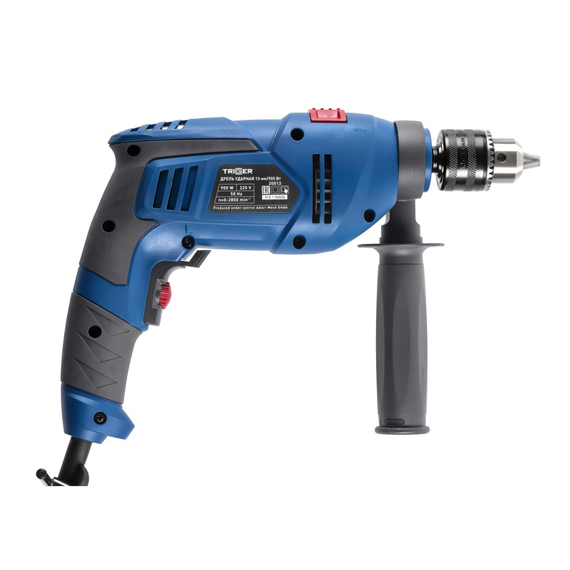 Дрель ударная сетевая Trigger 20012, 13 мм патрон ключевой 0,9 кВт, 0-2800 об/мин