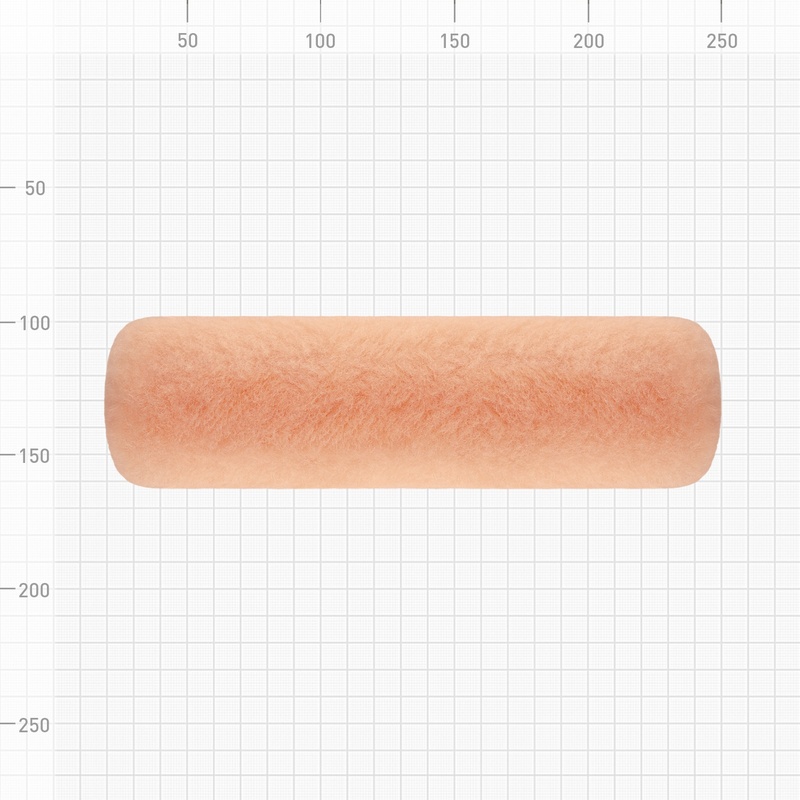 Валик Biber 31532, полиэстер, ворс 18 мм, 230 мм
