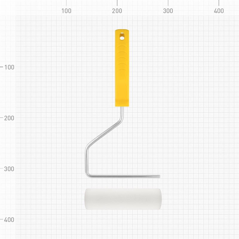 Валик Biber 31562, поролон, с бюгелем 150 мм