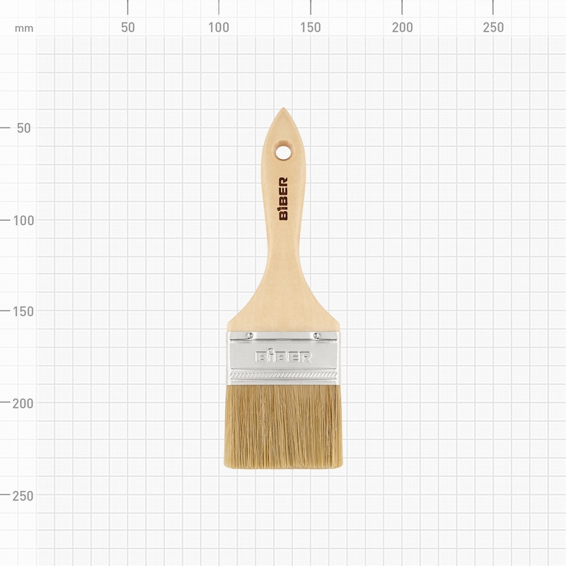 Кисть флейцевая Biber 31004 Эко 63 мм