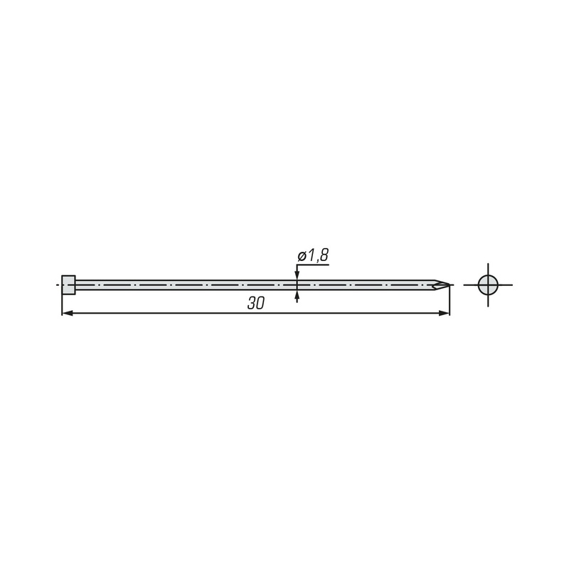 Гвоздь финишный SWFS DIN1152 1,8х30 (25 кг)