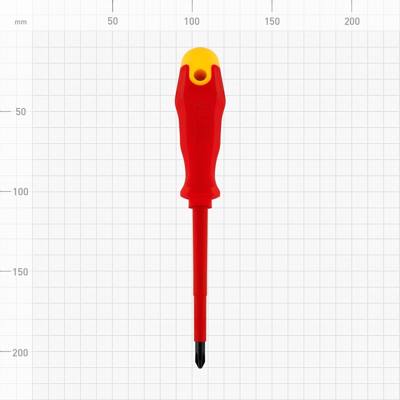 Отвертка Biber 85597 Диэлектрик PH 2х100 мм