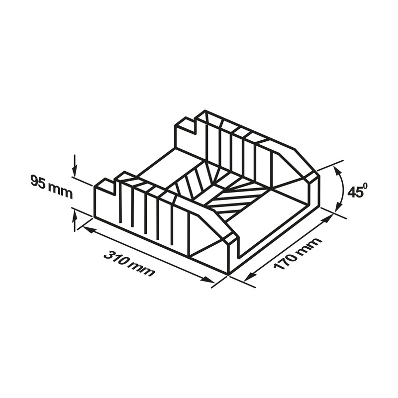 Стусло пластмассовое Biber 85233 Профи 4,5"