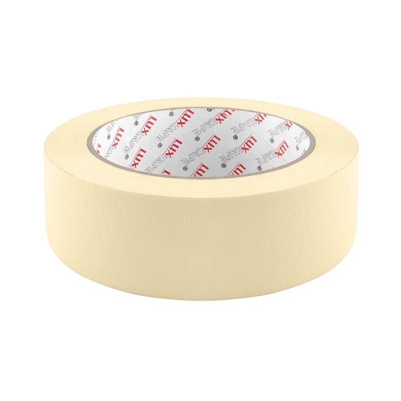 Лента малярная Luxtape, жёлтая, 30 мм х 50 м