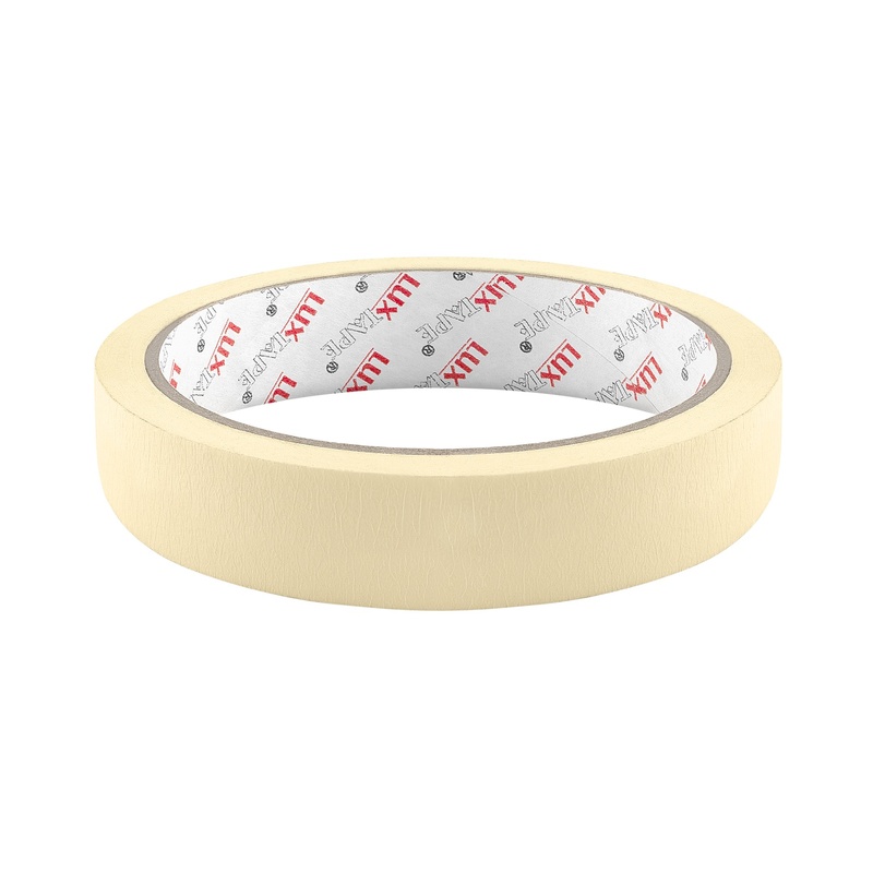 Лента малярная Luxtape, жёлтая, 19 мм х 25 м