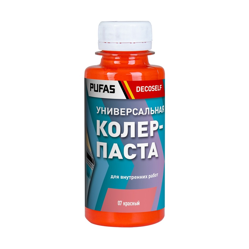 Паста колеровочная универсальная Pufas 07 красная (0,1 л)