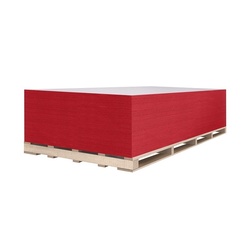 Гипсоволокнистый лист Knauf влагостойкий, НГ, прямая кромка, 2500х1200х12,5 мм