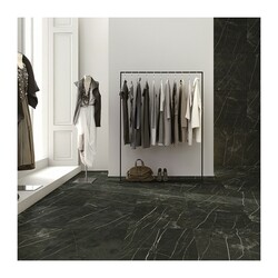 Керамогранит Axima Дакар, матовый ректификат черный, 600х600х10 мм