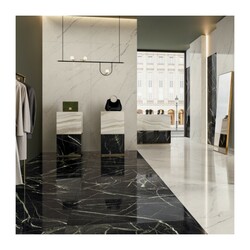 Керамогранит Axima Дакар, матовый ректификат черный, 600х600х10 мм