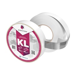 Лента соединительная двухсторонняя Изоспан KL, 15 мм, 50 п.м.