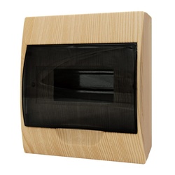 Щит распределительный навесной ЩРН-П-8, IP41, светлое дерево