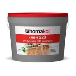 Клей для бытового линолеума Homakoll 228 в/д (10 л)