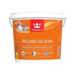 Краска фасадная Tikkurila/Tikkivala Facade Silicon VVA глубокоматовая (2,7 л)