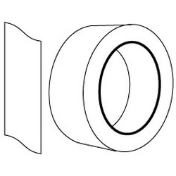 Лента малярная Luxtape, жёлтая, 38 мм х 25 м