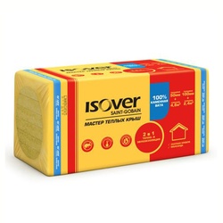 Утеплитель Isover Мастер Теплых Крыш 1000х600х100 мм, 4 шт