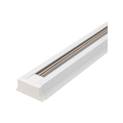 Шинопровод накладной 1ф д/трековых светильников, с заглушкой, токовводом и крепежом, L=2м, белый