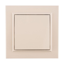 Выключатель с/у Минск ERV10-021-20, 1 клавиша, б/инд, бежевый