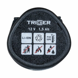 Батарея аккумуляторная Trigger 20104, для артикула 20101, обойма, Li-ion 12V