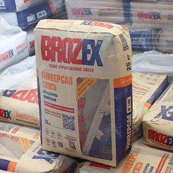 Штукатурка цементная Brozex Универсал М-100, 25 кг